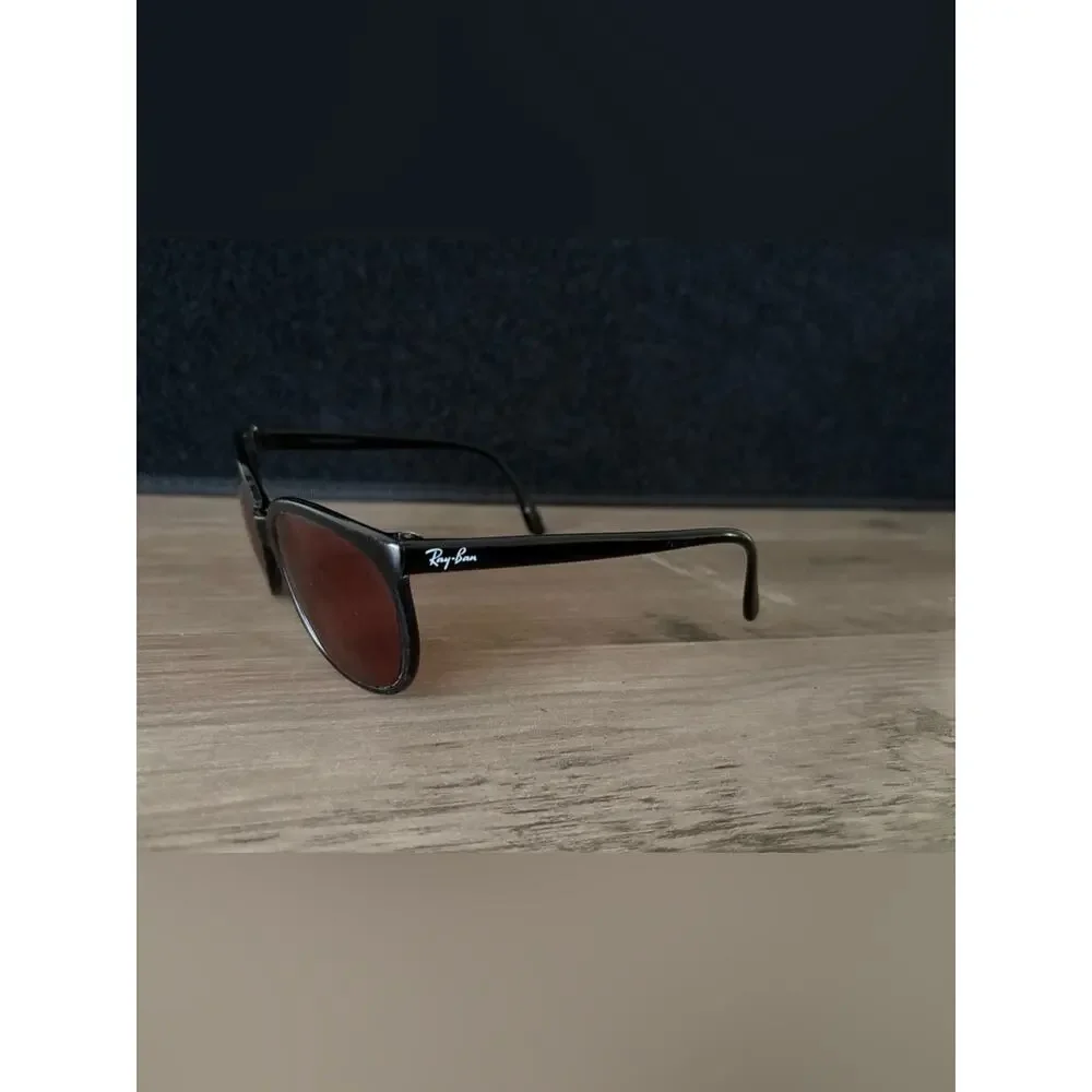 Vintage Ray-Ban Bausch & Lomb Black RX Eyeglass Frames France Frames Only